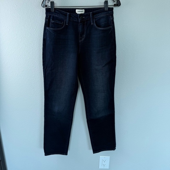 L’AGENCE Marjorie Straight Leg Mid Rise Jean Maverick Denim Casual Women’s 24 - Picture 3 of 12